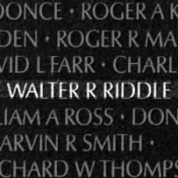 Walter Ray Riddle