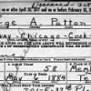 Draft Card for a George Patton