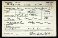 Example WWII Draft Registration Card